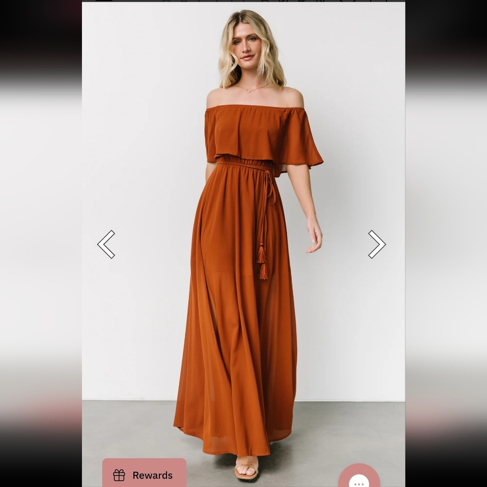 Victoria Off Shoulder Maxi Dress